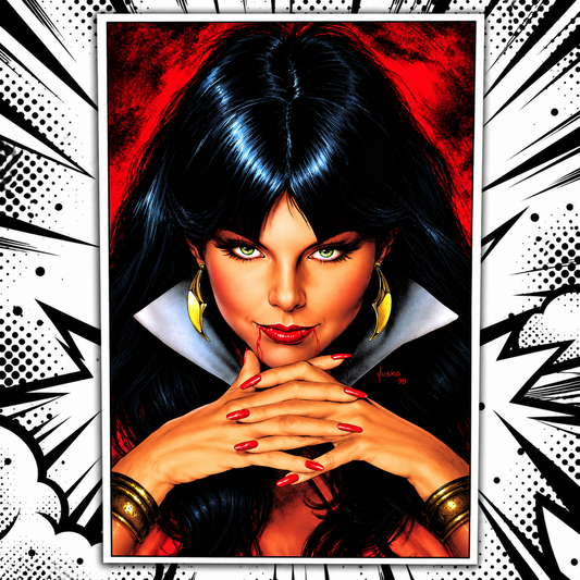 Vampirella: Sad Wings of Destiny (Harris Comics, September 1996), illustrated by artist Joe Jusko
