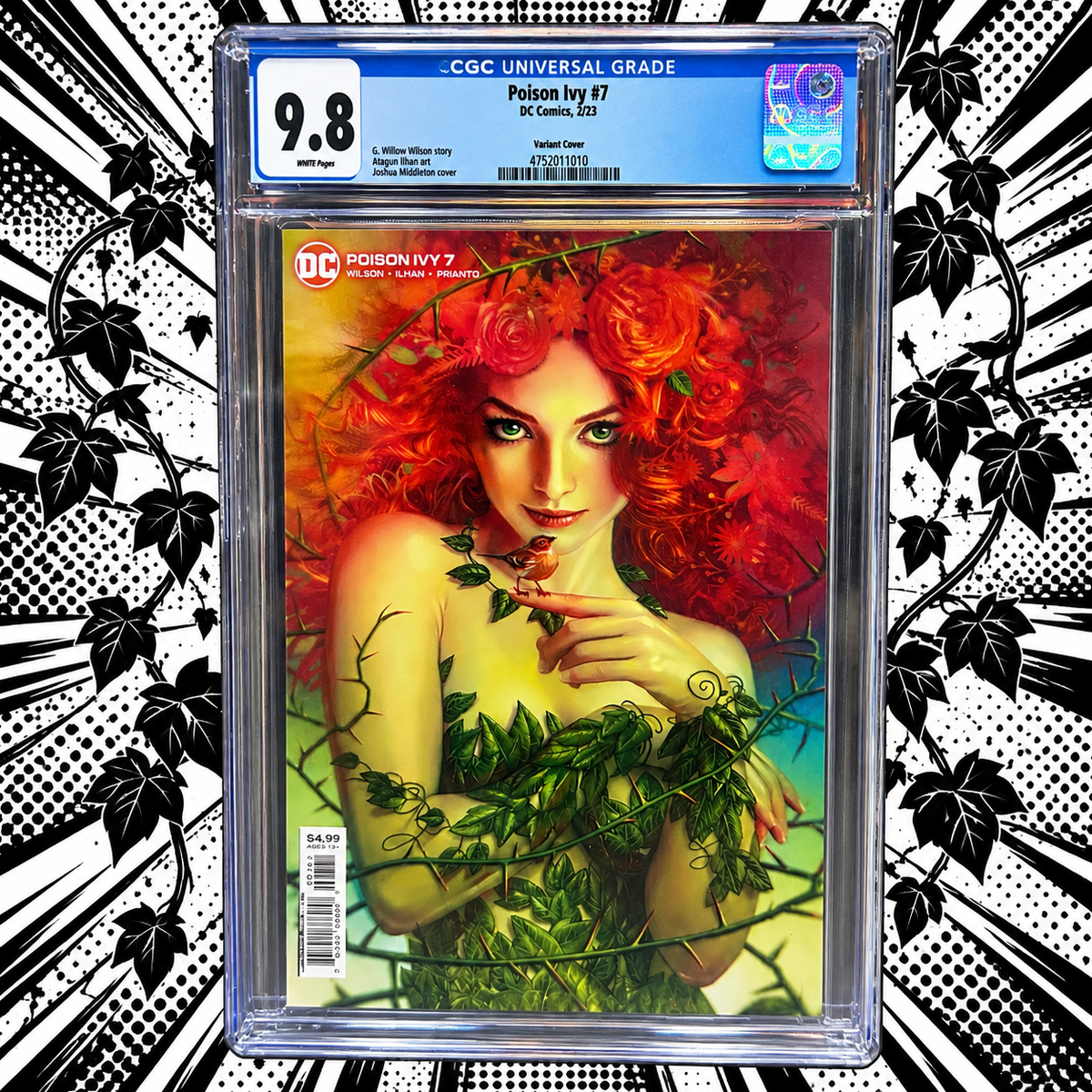 CGC 9.8 graded copy of Poison Ivy #7 (DC Comics, February 2023)