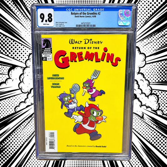 The Return of the Gremlins #2 (Dark Horse Comics, April 2008) graded CGC 9.8