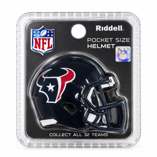Houston Texans NFL Riddell Pocket Helmet