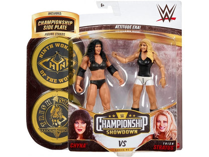 WWE - Chyna & Trish Stratus wrestling figures - Mattel