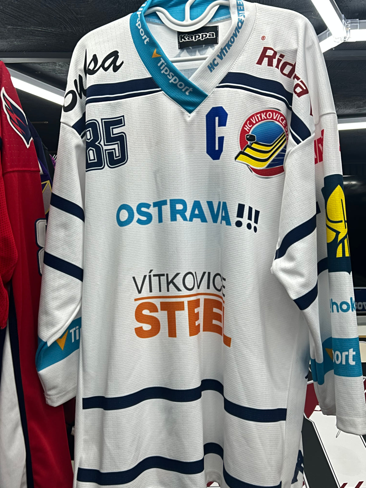 HC Vítkovice Steel Jiří Burger #85 Hockey Jersey 🇨🇿