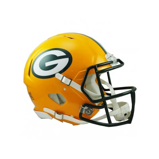 Green Bay Packers Full-Size Riddell Revolution Speed Authentic Helmet